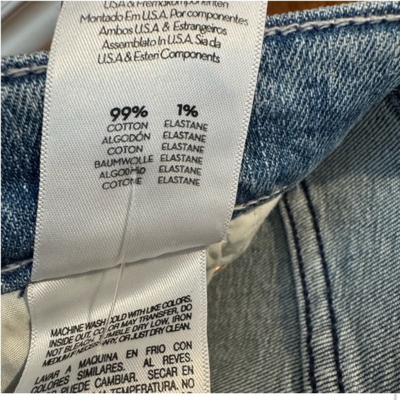 NWT MOTHER DENIM The Weekender Fray, Punk Charming Wash, Sz 31 - Picture 9 of 9